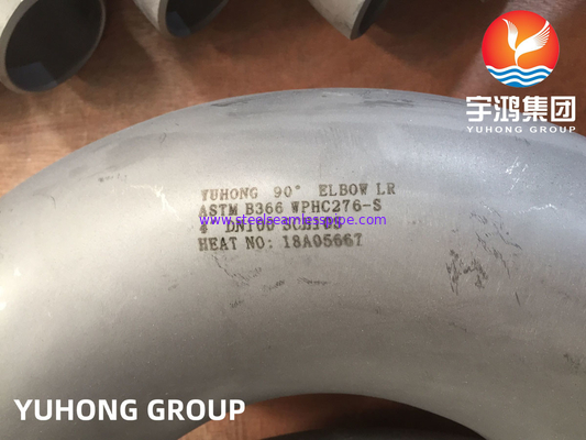 ASTM B366 UNS N10276 / Hastelloy C276 Elbow Hastelloy Steel Buttweld ফিটিং