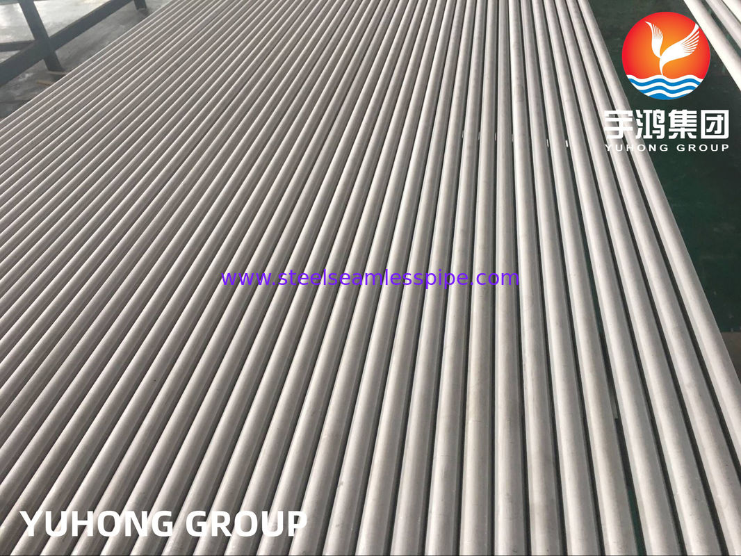 এএসটিএম এ২১৩ স্টেইনলেস স্টীল সিউমলেস টিউব ন্যূনতম প্রাচীর বেধ বাষ্পীভবন কনডেনসার