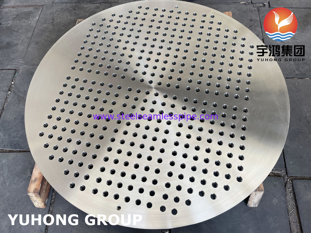 শেল এবং টিউব হিট এক্সচেঞ্জারের জন্য ASTM A182 F316L স্টেইনলেস স্টিল টিউবশীট