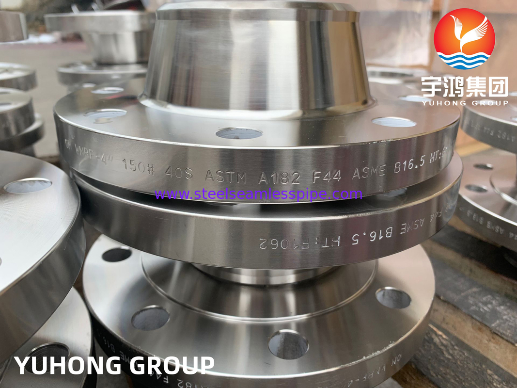 B16.5 নকল ফ্ল্যাঞ্জ ASTM A182 F44 S31254 SMO254 ওয়েল্ডিং নেক RF FF