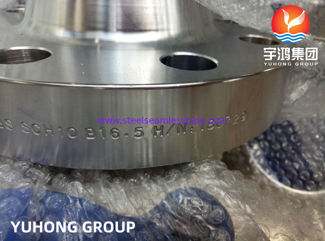 ASTM A182 F347, UNS S34700 স্টেইনলেস স্টীল ওয়েল্ড নেক ফ্ল্যাঞ্জ, উত্থাপিত মুখ, ASME B16.5