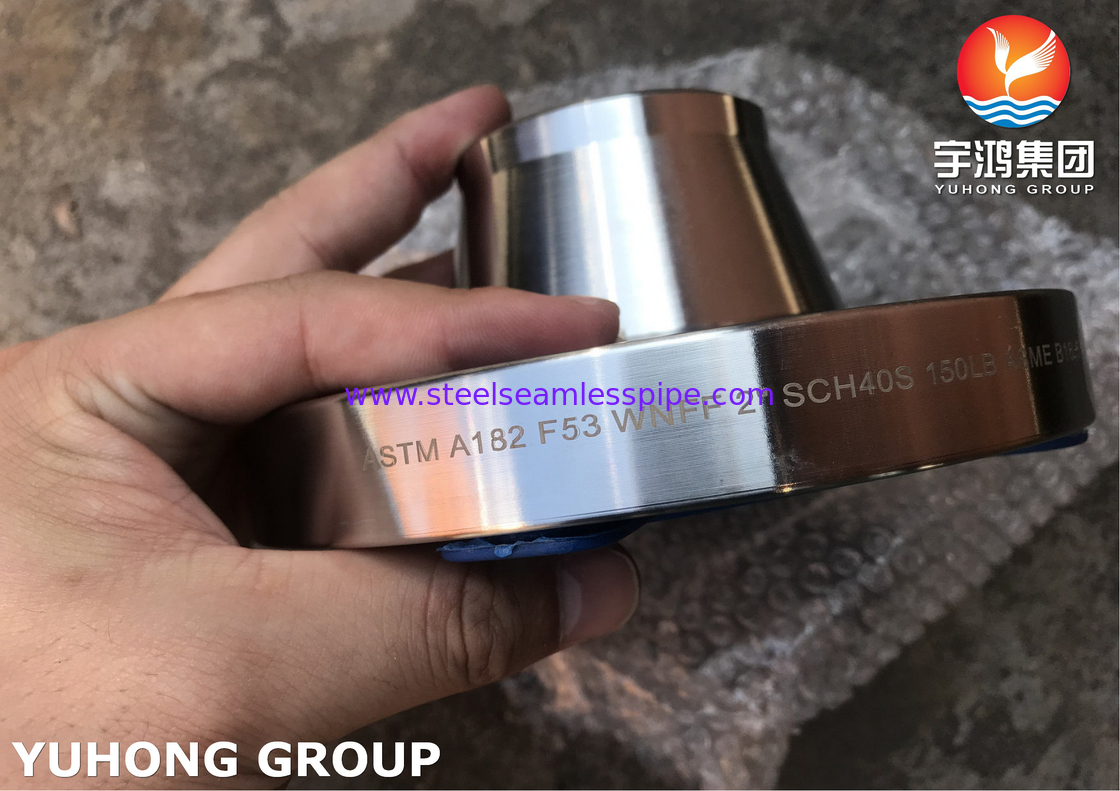সুপার ডুপ্লেক্স স্টিল ফ্ল্যাঞ্জ ASTM A182 F53, UNS S32750 ওয়েল্ড নেক ফ্ল্যাঞ্জ, RF, FF, B16.5