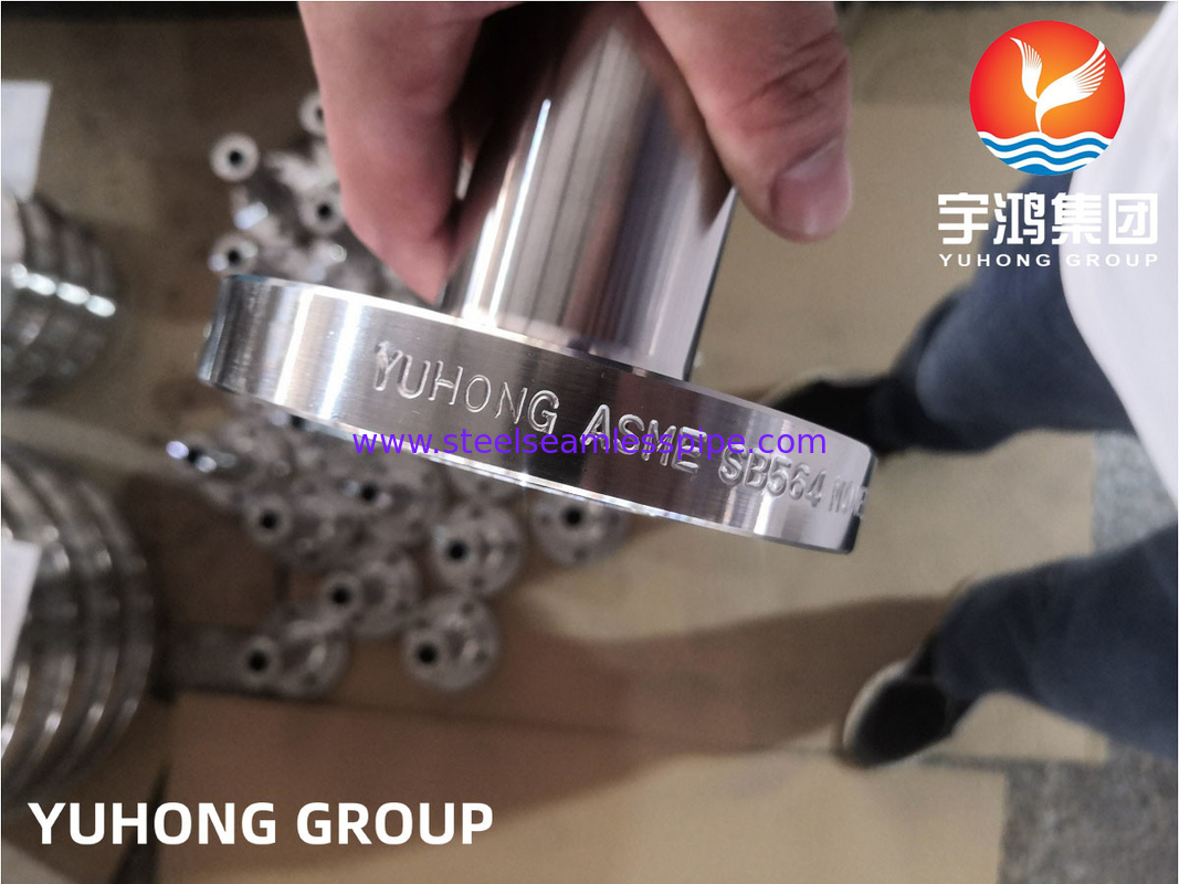 ASME SB564 Monel 400 (UNS N04400, 2.4360) নিকেল অ্যালোয় লং ওয়েড নেক ফ্ল্যাঞ্জ