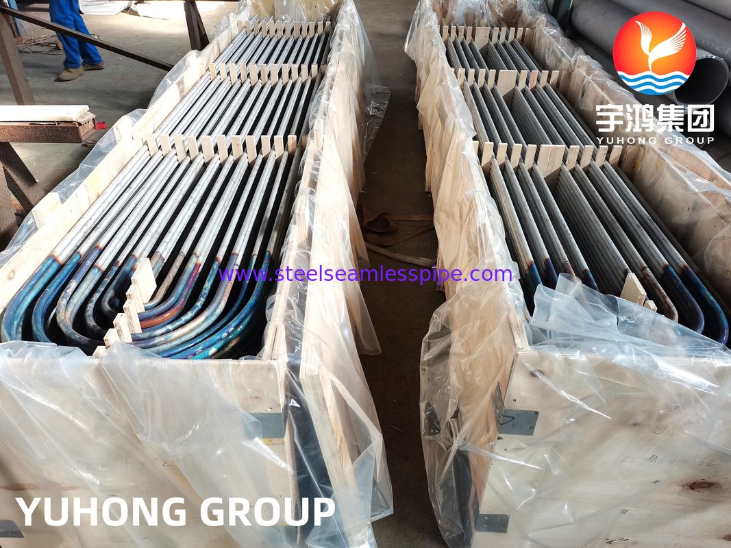 SA213 TP316L (UNS S31603, 1.4404) তাপ এক্সচেঞ্জার টিউব U বন্ড সলিউশন চিকিত্সা সঙ্গে, pickled & passivated