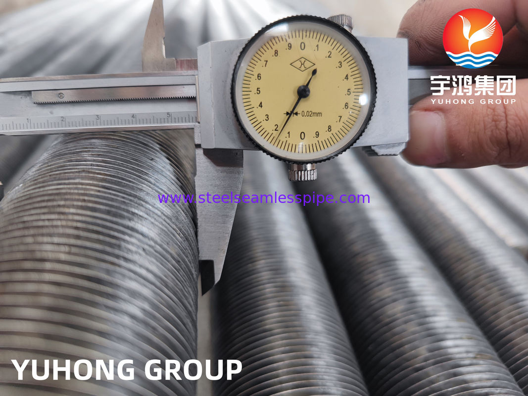 তাপ এক্সচেঞ্জার এবং কনডেনসার অ্যাপ্লিকেশনের জন্য অ্যালুমিনিয়াম ফিন উপাদান এবং একাধিক ফিন প্রকারের কাস্টমাইজড ফিনড টিউব