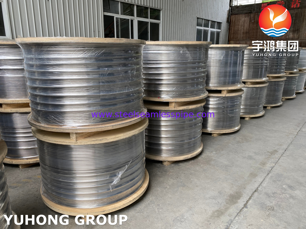 ASTM A269 TP316 TP316L ক্যাবল শিল্পের জন্য ওয়েল্ডড রোলড অস্টেনাইটিক স্টেইনলেস স্টীল টিউব