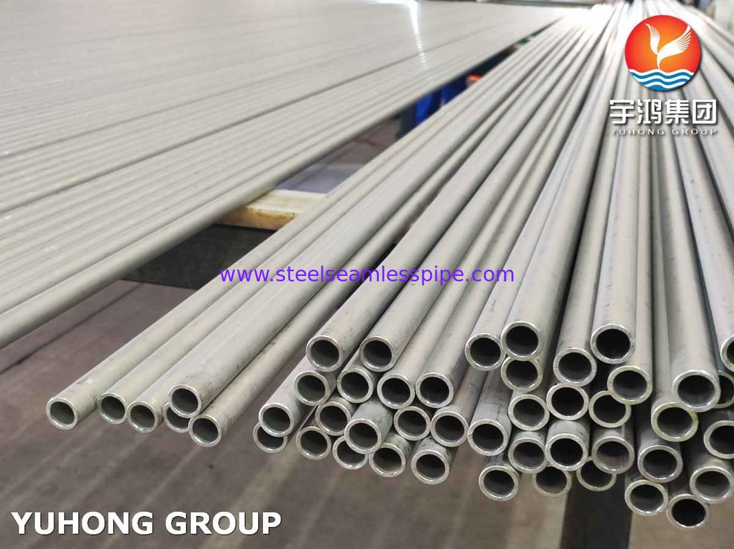 স্টেইনলেস স্টীল তাপ এক্সচেঞ্জার টিউব ASME SA213 TP316L 100% ET এবং HT পেট্রোকেমিক্যাল অ্যাপ্লিকেশন