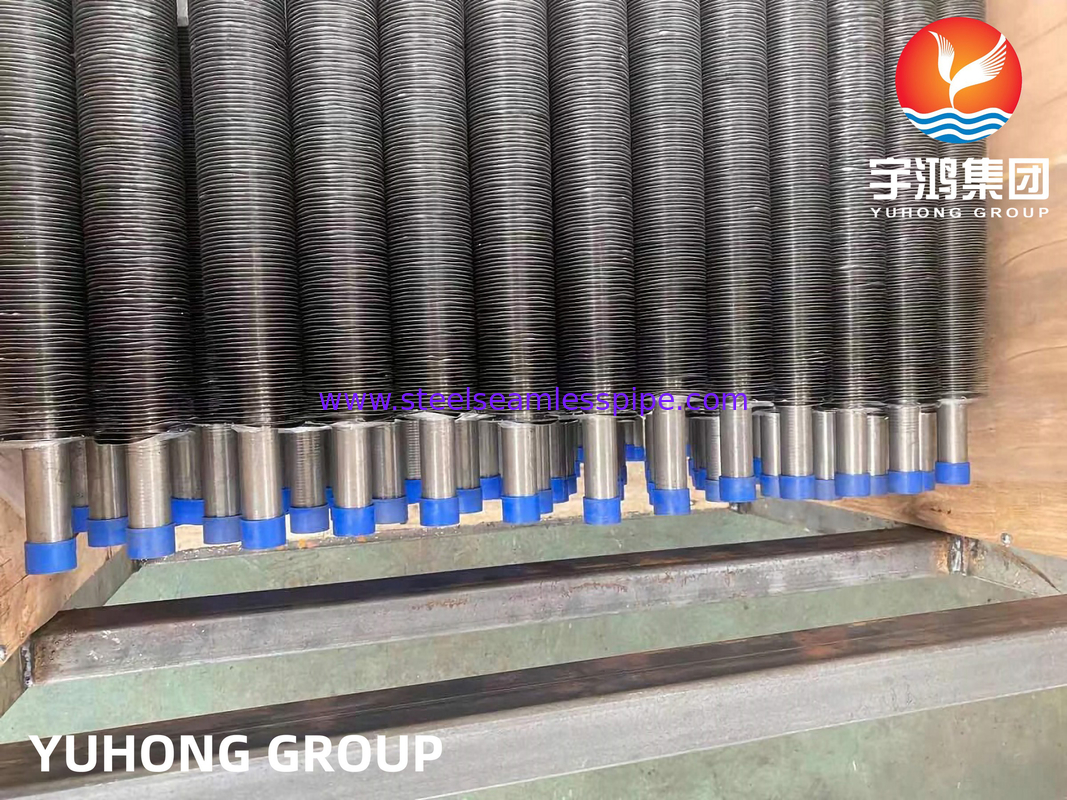Monel 400 Fined Pipe G Type Embedded Type Air Cooler উচ্চ অ্যান্টি-কোরোসিওন