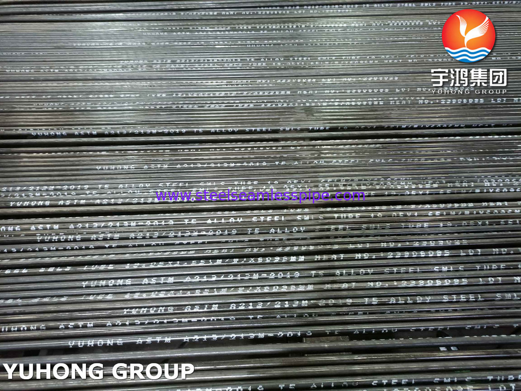 ASTM A213/ASME SA213 GR.T5 গরম এক্সচেঞ্জার এবং বয়লার প্রয়োগের জন্য খাদ ইস্পাত seamless টিউব