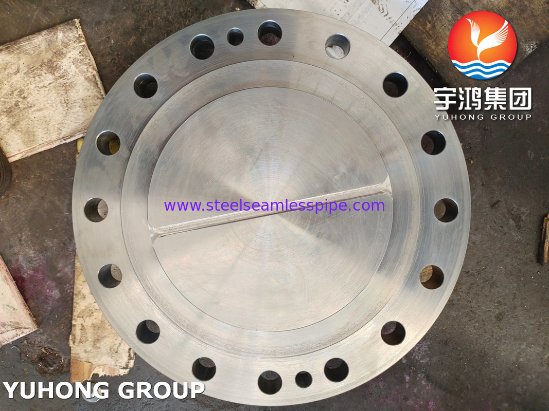 ASTM SA266 Gr2N চ্যানেল কভার ফ্ল্যাঞ্জ এবং শেল সাইড ফ্ল্যাঞ্জ তাপ এক্সচেঞ্জারে ব্যবহৃত
