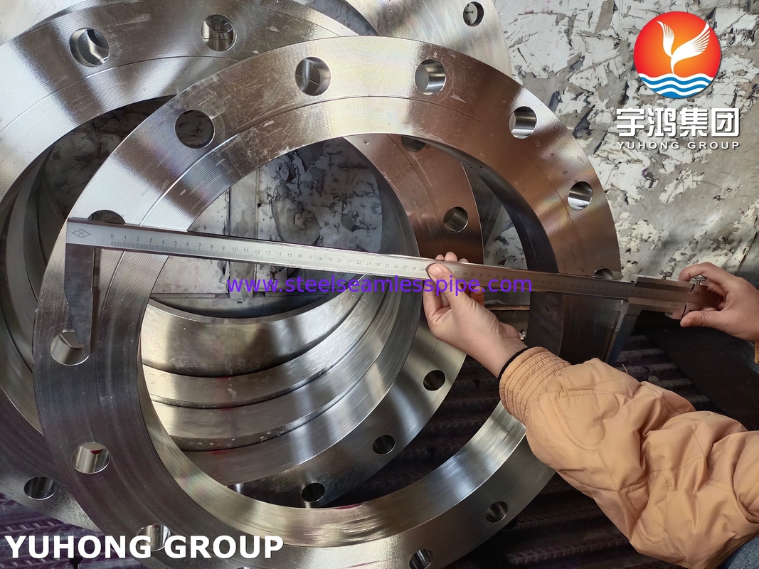 ASTM A182 F904L / UNS N08904 স্টেইনলেস স্টীল স্লিপ অন ফ্ল্যাঞ্জ B16.5 SORF ফ্ল্যাঞ্জ
