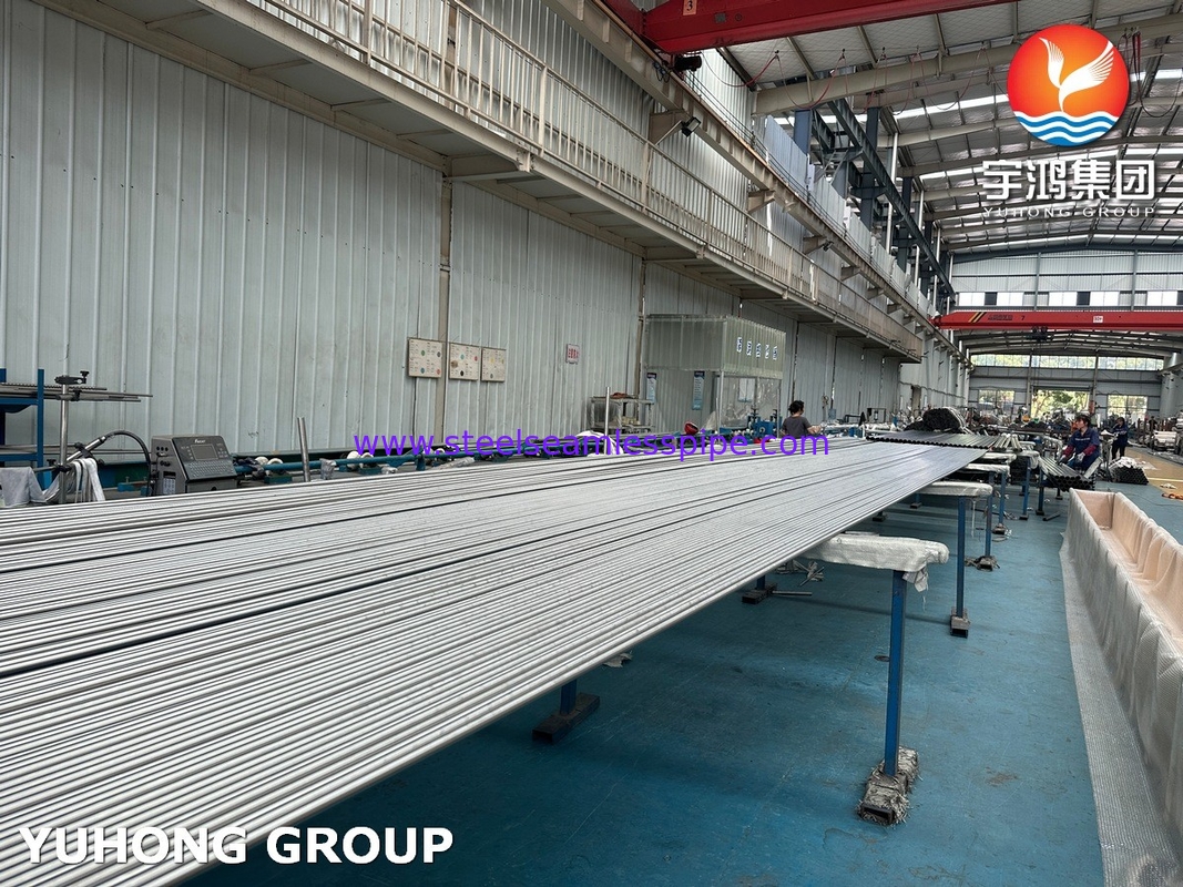 ASME SA249 TP316L স্টেইনলেস স্টীল ওয়েল্ডড টিউব উচ্চ অ্যান্টি-কোরোশন জন্য তাপ এক্সচেঞ্জার টিউব