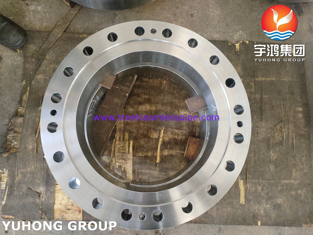 ASME SA336 F11 CL2 অ্যালোয় স্টীল ফোর্জিং চাপ জাহাজ ফ্ল্যাঞ্জ টিউব সাইড ফ্ল্যাঞ্জ