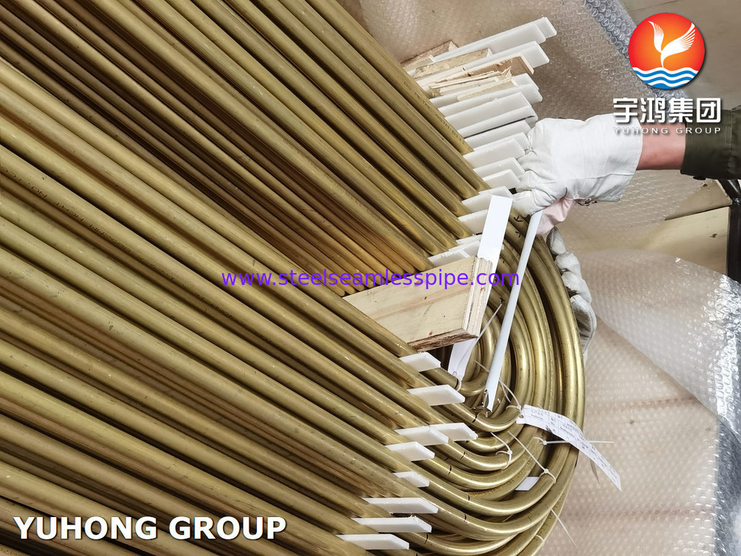 ASTM B395 / ASME SB395 C68700 U বন্ড তামা খাদ টিউব জন্য তাপ এক্সচেঞ্জার