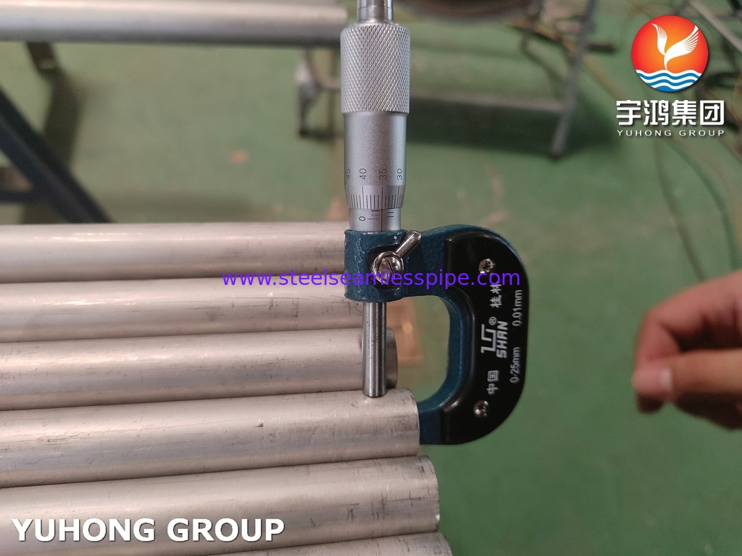 ASME SA789 / ASTM A789 S32750 হিট এক্সচেঞ্জারের জন্য ডুপ্লেক্স স্টিল সিউমলেস টিউব, রাসায়নিক অ্যাপ্লিকেশন