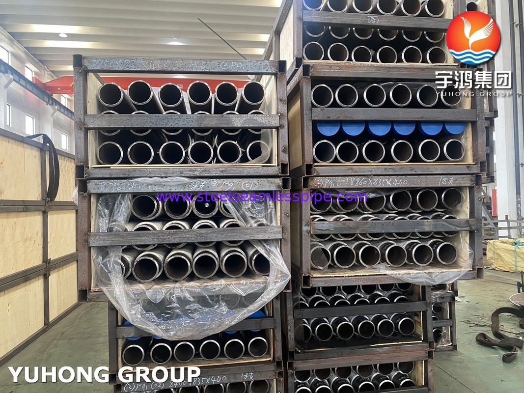 অ্যালগরি স্টিল ASME SA335 P91 হাই ফ্রিকোয়েন্সি ওয়েল্ডিং ফিন টিউব হিটার জন্য