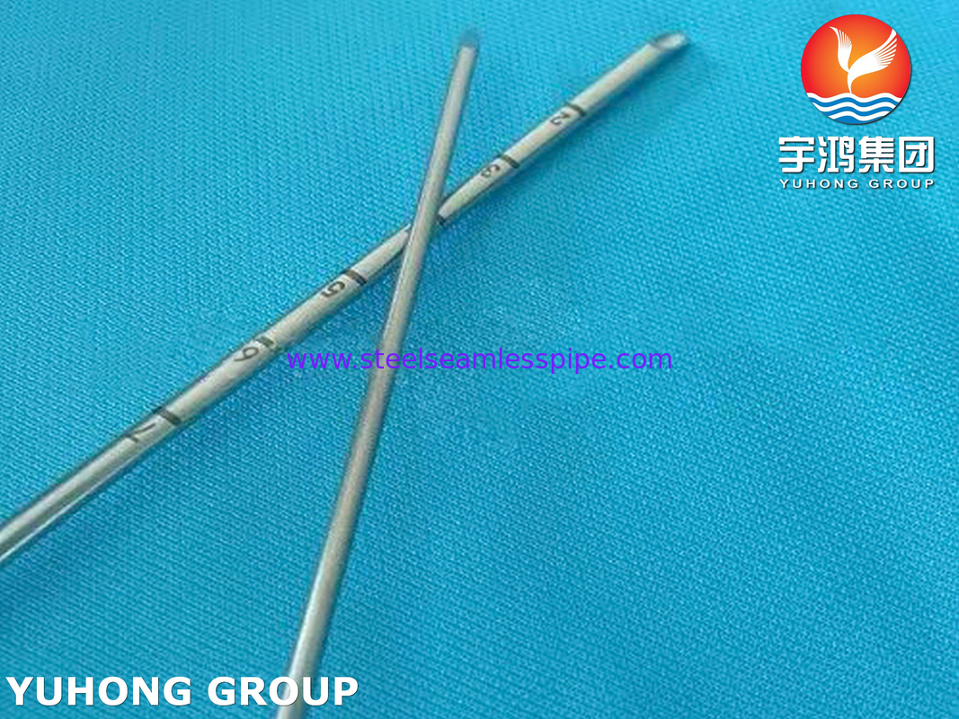 টিস্যু নমুনা নিষ্কাশনের জন্য SUS304 ISO9626 20G স্টেইনলেস স্টীল বায়োপসি ইগল টিউব 0.9 * 0.15MM