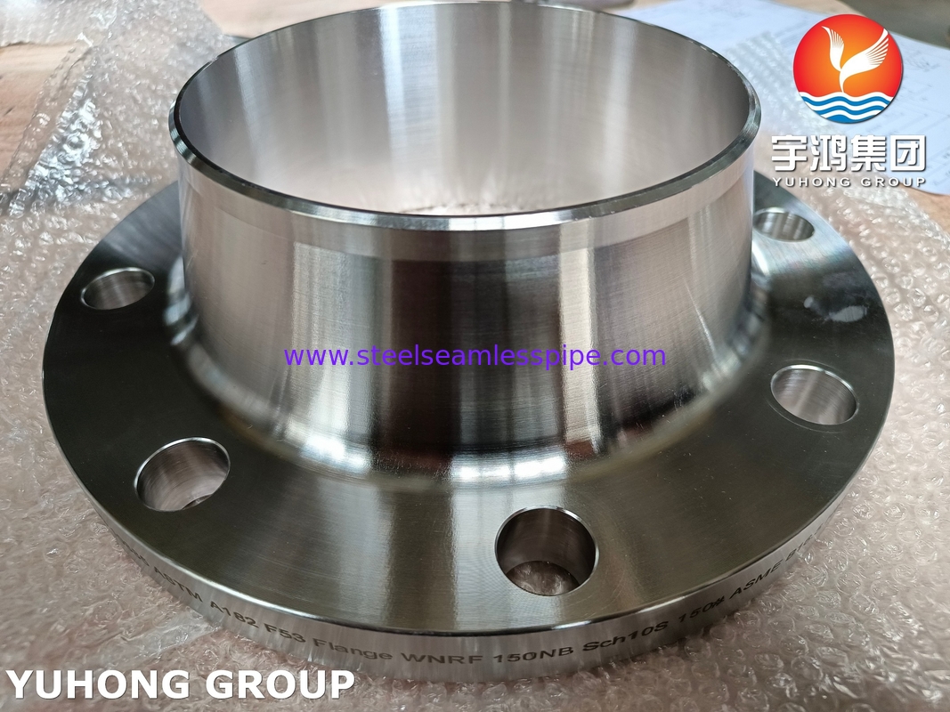 সুপার ডুপ্লেক্স 2507 ফ্ল্যাঞ্জ ASTM A182 F53 UNS S32750 সুপার ডুপ্লেক্স ওয়েল্ড নেক ফ্ল্যাঞ্জ