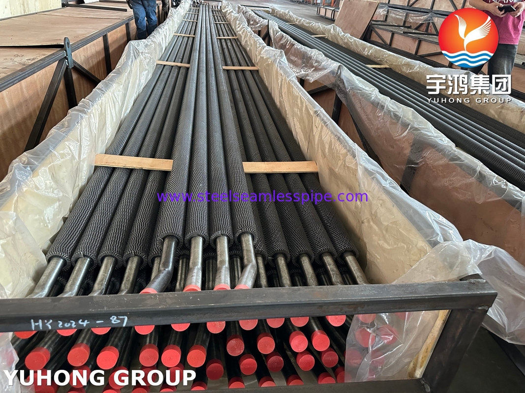 ASME SA213 T22 গরম এক্সচেঞ্জার এবং এয়ার কুলারের জন্য টিউব সহ Serrated Fin