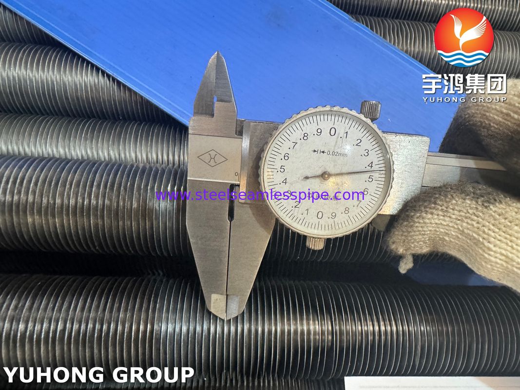 এয়ার কুলড হিট এক্সচেঞ্জারের জন্য AL1060 ফিন সহ ASME SA179 ক্ষত L টাইপ ফিন টিউব