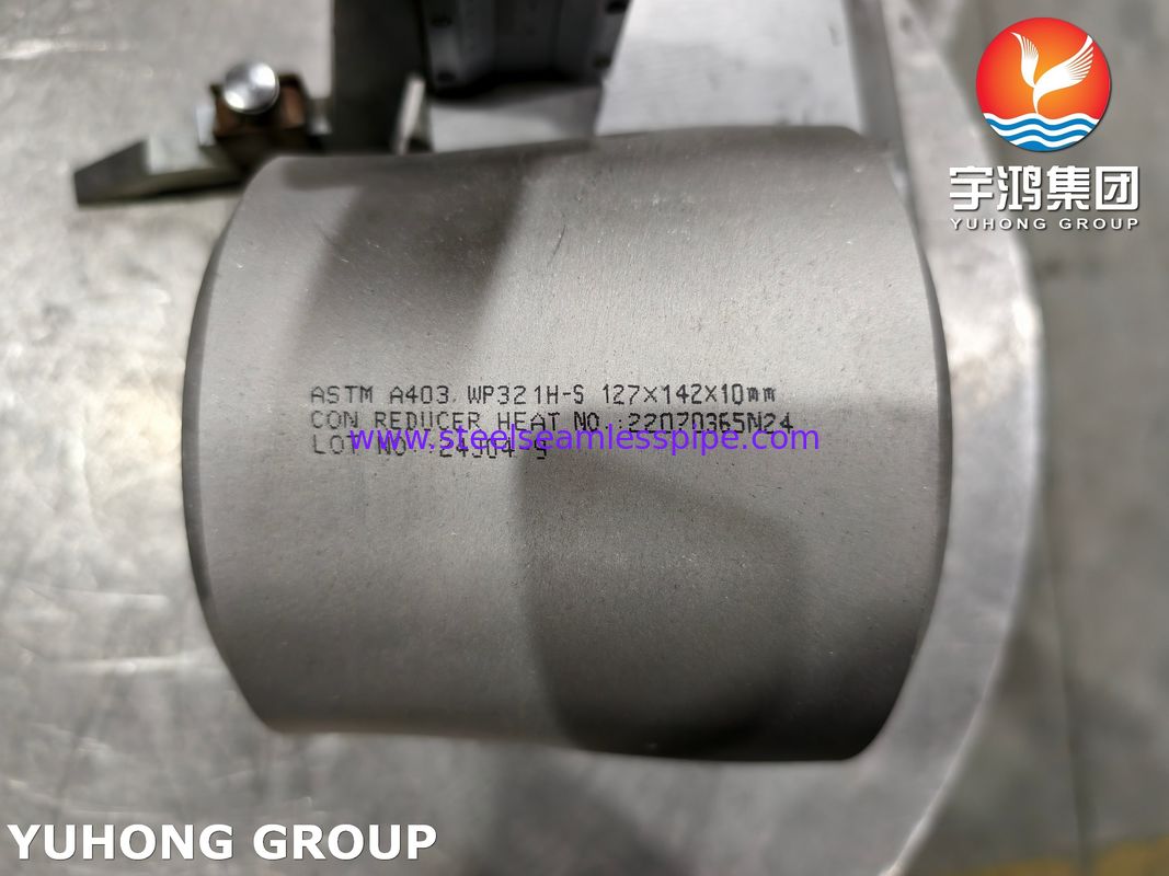 ASTM A403 WP321H / 1.4878 স্টেইনলেস স্টীল কনসেন্ট্রিক Reducer ASME B16.9 পাইপ ফিটিং