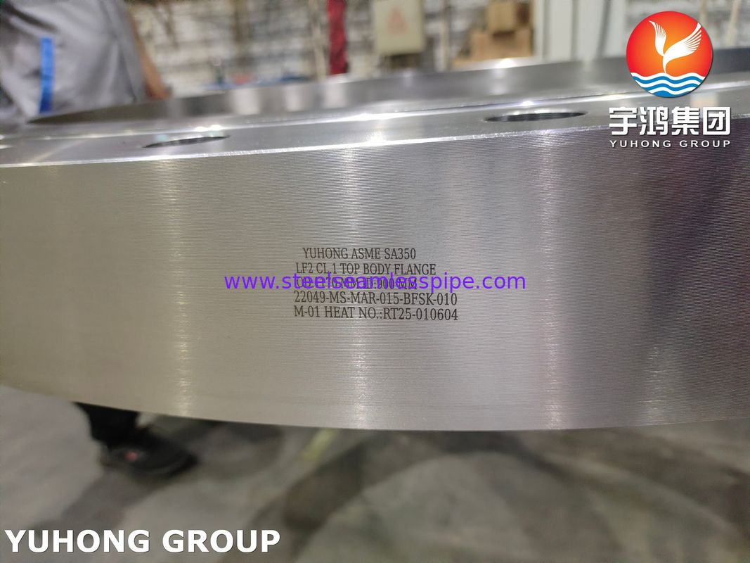 ASTM A350 / ASME SA350 LF2 ক্লাস ১ অ্যালোয় ইস্পাত ফোরজড ফ্ল্যাঞ্জ B16.5 কম তাপমাত্রার জন্য