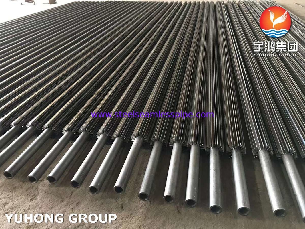 ASTM SA210 Gr A1 উত্তাপ এক্সচেঞ্জারের জন্য কার্বন ইস্পাত ফিনের সাথে লম্বা ফিন টিউব