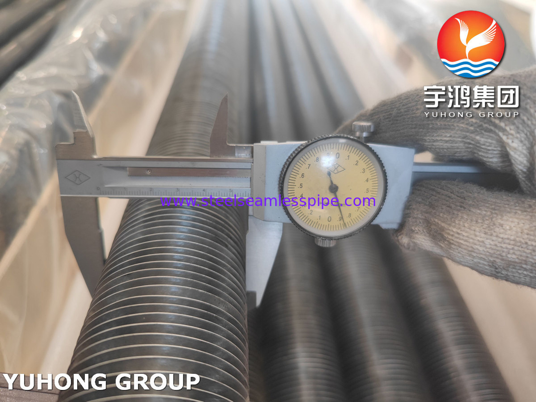 ASTM A179 কার্বন ইস্পাত ফিন টিউব, এল টাইপ ফিন টিউব, এয়ার কুলারের জন্য অ্যালুমিনিয়াম স্ট্রিপ সহ
