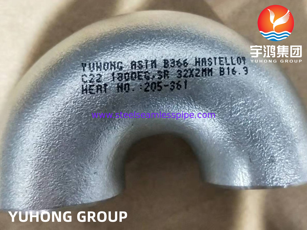 ASTM B366 C22 পাইপ এলকো সরবরাহকারী ক্ষয় প্রতিরোধী নিকেল খাদ ফিটিং
