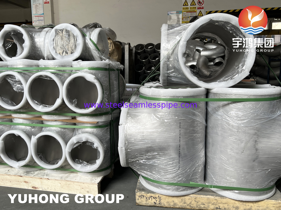 ডুপ্লেক্স অ্যালোয় স্টিল ইকুল টি, A815 S32750 / SAF 2507 বিট-ওয়েড ফিটিং, সমুদ্রের জল নিষ্কাশন সিস্টেম