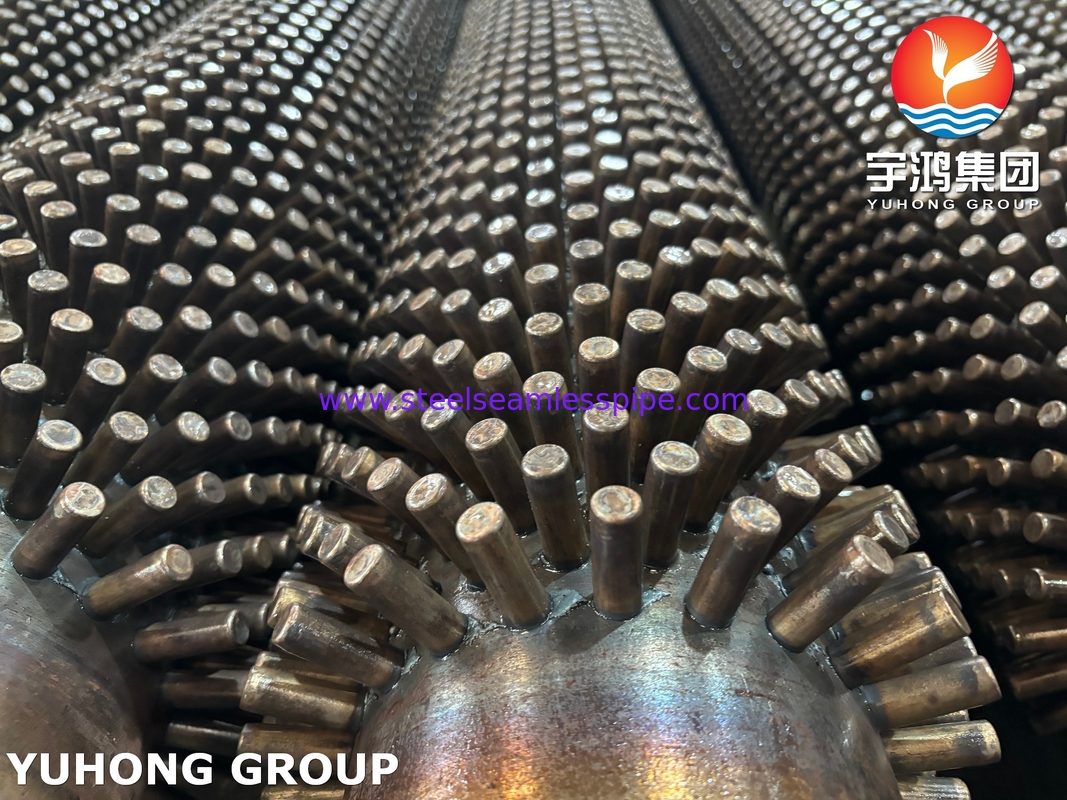 ASTM A106 GR.B কার্বন ইস্পাত স্টাডেড ফিন টিউব, ইকোনোমাইজার এবং সুপারহিটারের জন্য