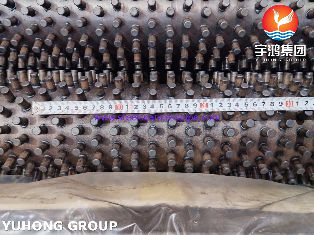ASTM A335 Gr P5 অ্যালাে ইস্পাত স্টাডেড ফিনড টিউব রিফাইনারি হিটিং ফার্নেসের জন্য