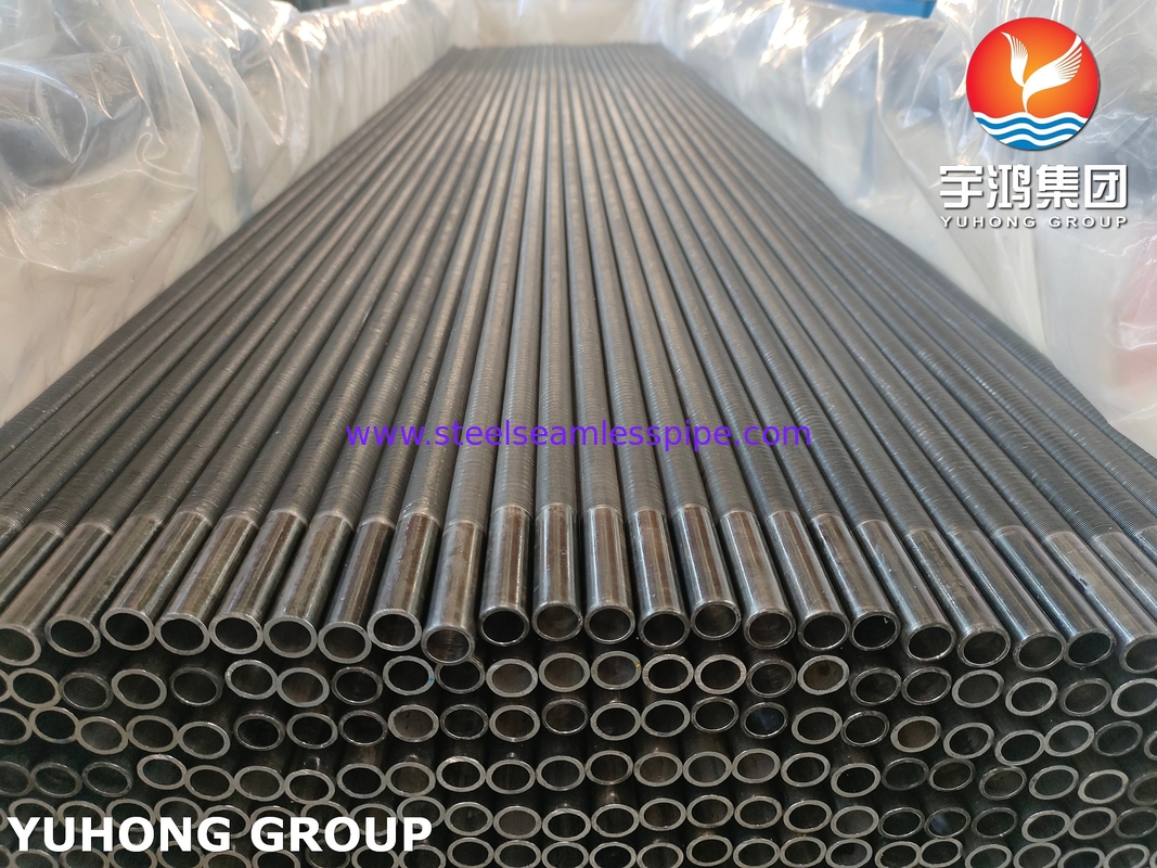 কার্বন ইস্পাত টিউব A333 GR.1 নিম্ন ফিন টিউব বাষ্পীভবন এবং chillers জন্য