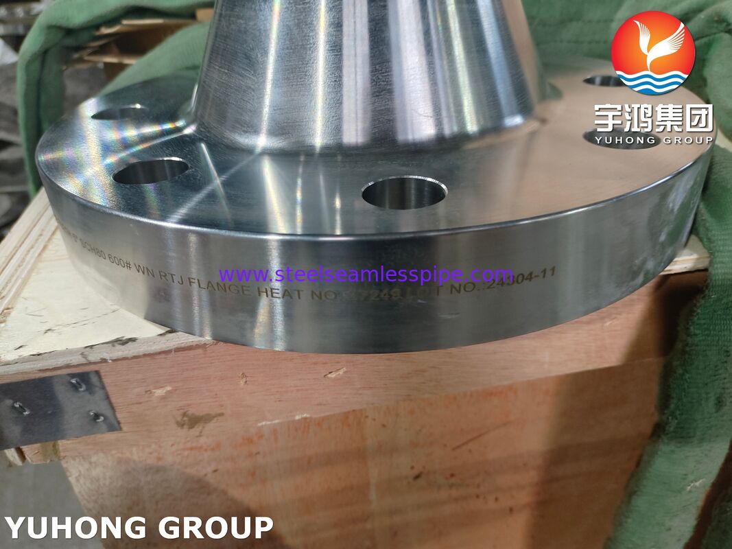 ASTM A182 F321 High-Temperature Resistant Corrosion Resistant Stainless Steel Weld Neck Flange ASME B16.5