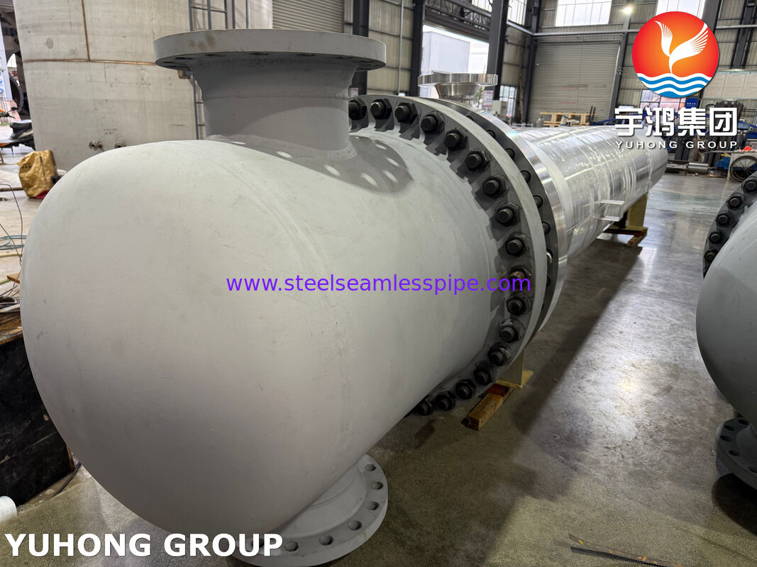 ASME U স্ট্যাম্পড AES টাইপ ফ্লোটিং হেড হিট এক্সচেঞ্জার TP316L টিউব সহ কঠোর পরিষেবার জন্য