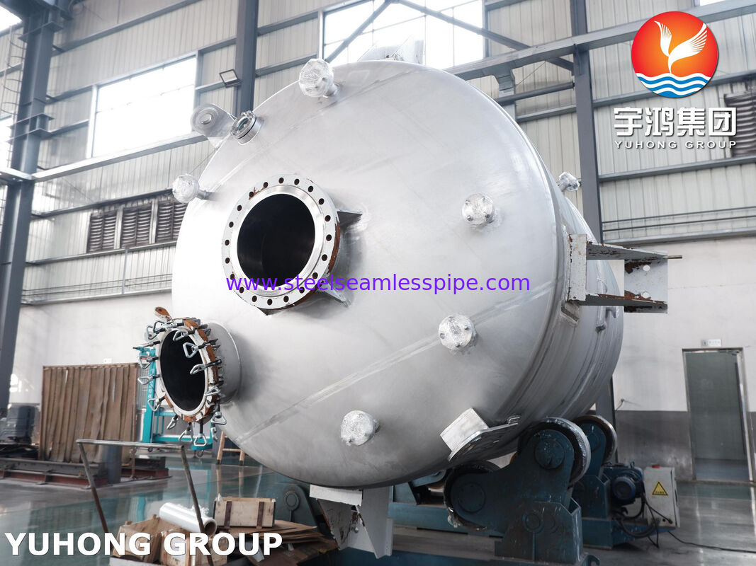 এএসএমই ইউ স্ট্যাম্প সার্টিফাইড জ্যাকেটযুক্ত রিঅ্যাক্টর পাত্রে SA516 Gr.70 কার্বন ইস্পাত মিশ্রণের জন্য Agitator সঙ্গে