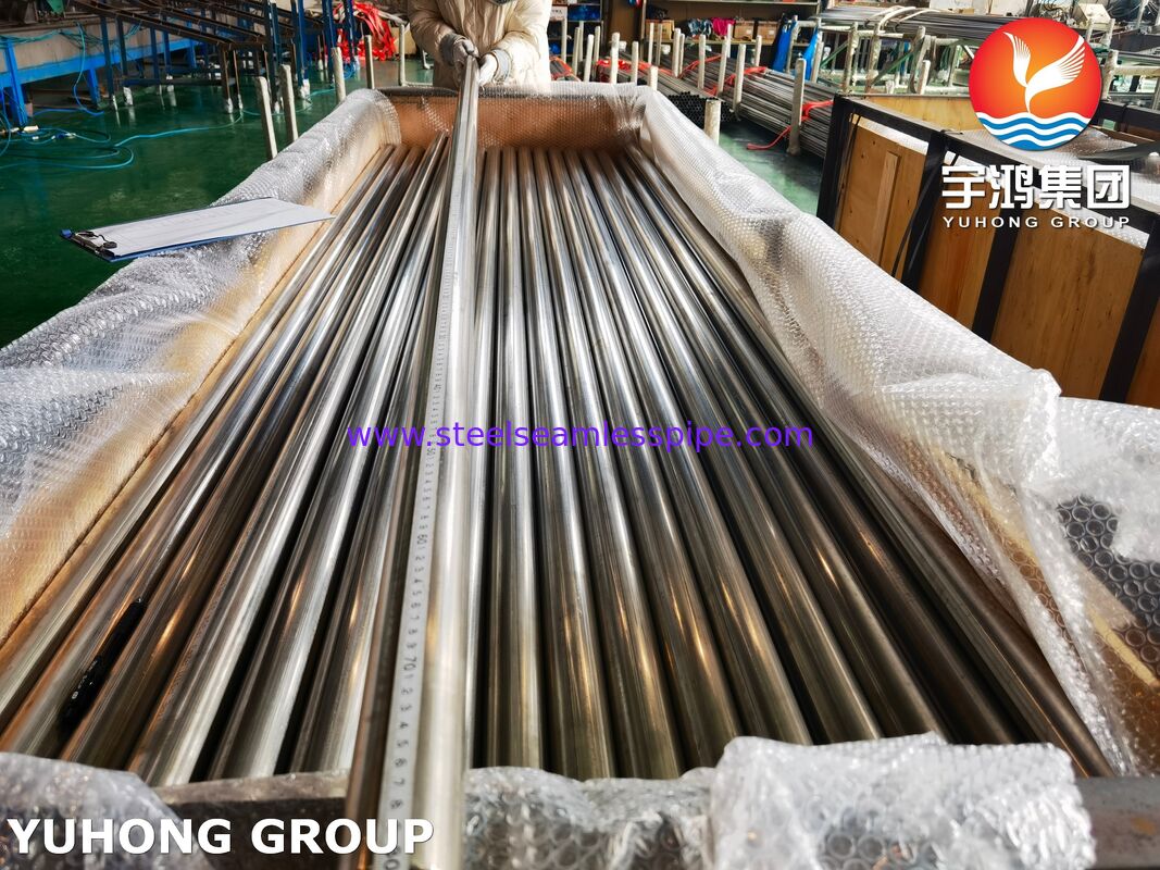 উজ্জ্বল অ্যানিল্ড টিউব ASTM A249 TP304 স্টেইনলেস স্টিল ঢালাই টিউব তাপ এক্সচেঞ্জারের জন্য