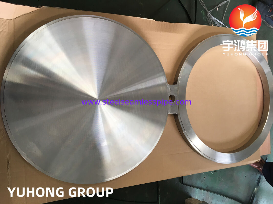 ASTM A182 F316L Stainless Steel Blind Spectacle Flange (Figure-8 Blank) B16.48, Class 150# to 2500#