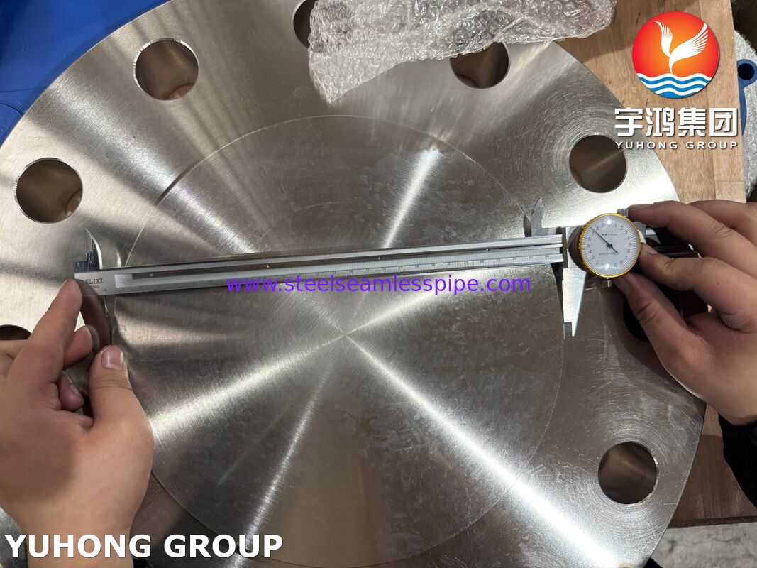 ASTM A182 F51 ডুপ্লেক্স ২২৫ ফোর্জড ব্লাইন্ড আরএফ ফ্ল্যাঞ্জ, তেল ও গ্যাসের জন্য উচ্চ শক্তি, ক্ষয়রোধী