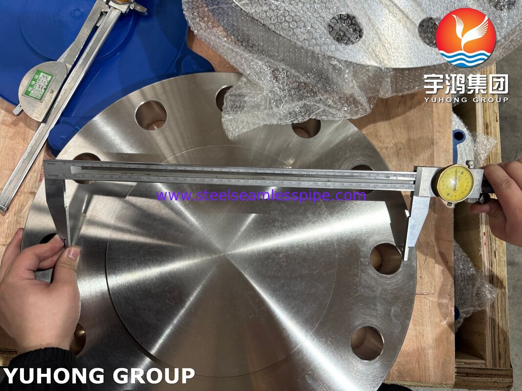 ASTM A182 F51 ডুপ্লেক্স 2205 ব্লাইন্ড ফ্ল্যাঞ্জ ASME B16.5 BLRF ফ্ল্যাঞ্জ ডুপ্লেক্স স্টিল ফ্ল্যাঞ্জ