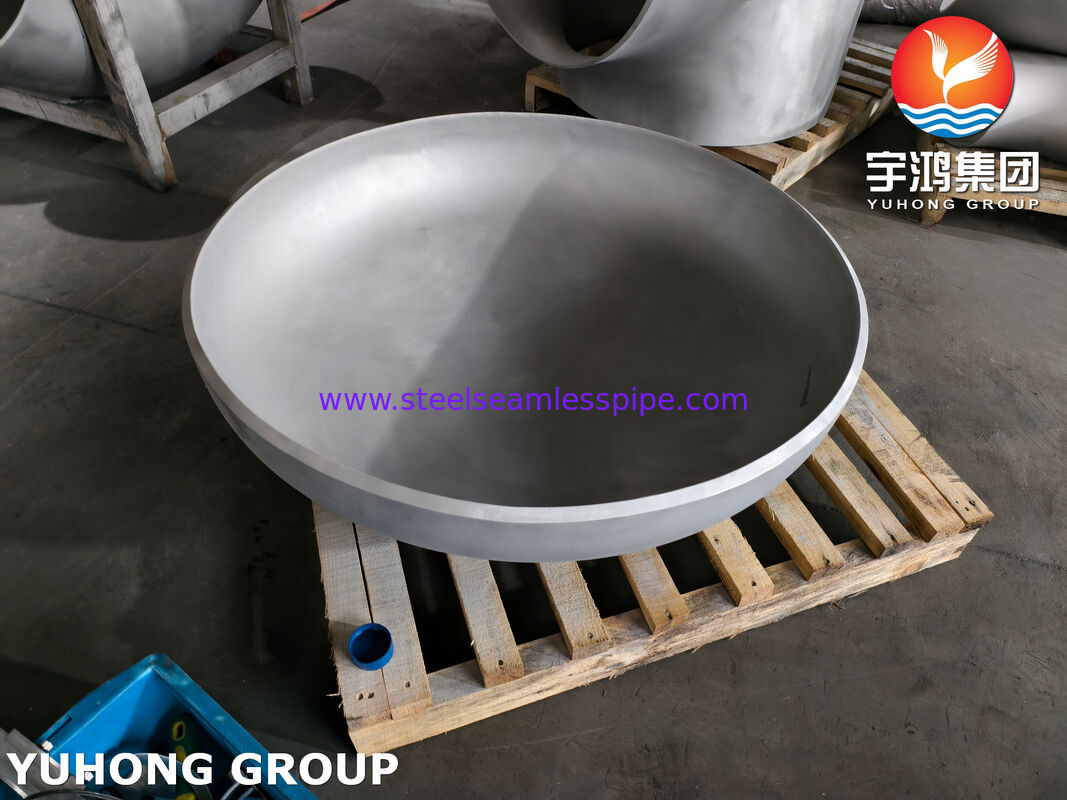ASME SA403 / ASTM A403 WP304H শেষ ক্যাপ ASME B16.9 স্টেইনলেস স্টীল Buttweld পাইপ ফিটিং