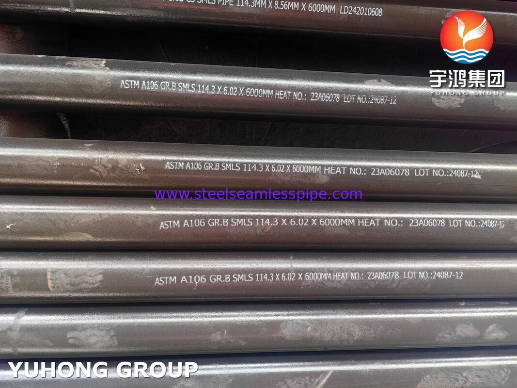ASTM A106 GR.B তেল ও গ্যাসের জন্য কার্বন ইস্পাত তাপ এক্সচেঞ্জার সিউমলেস টিউব