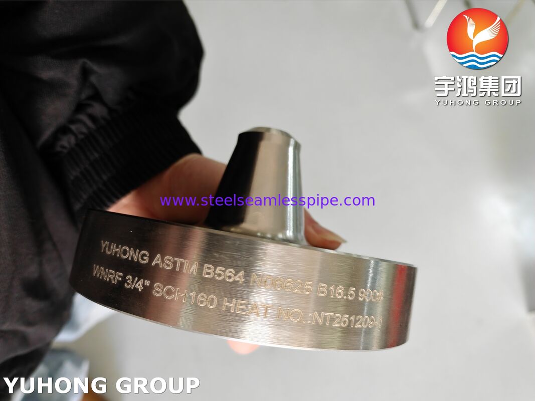 নিকেল অ্যালয় 625 ফ্ল্যাঞ্জ ASTM B564 UNS N06625 Inconel 625 ওয়েল্ড নেক ফ্ল্যাঞ্জ WNRF ফ্ল্যাঞ্জ