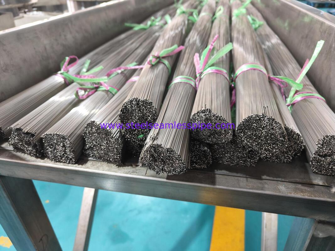 ISO9626 SUS304 SUS316L রেইনলেস স্টীল ওয়েল্ড ক্যাপিলারি টিউব মেডিকেল ডিভাইস আনুষাঙ্গিক জন্য