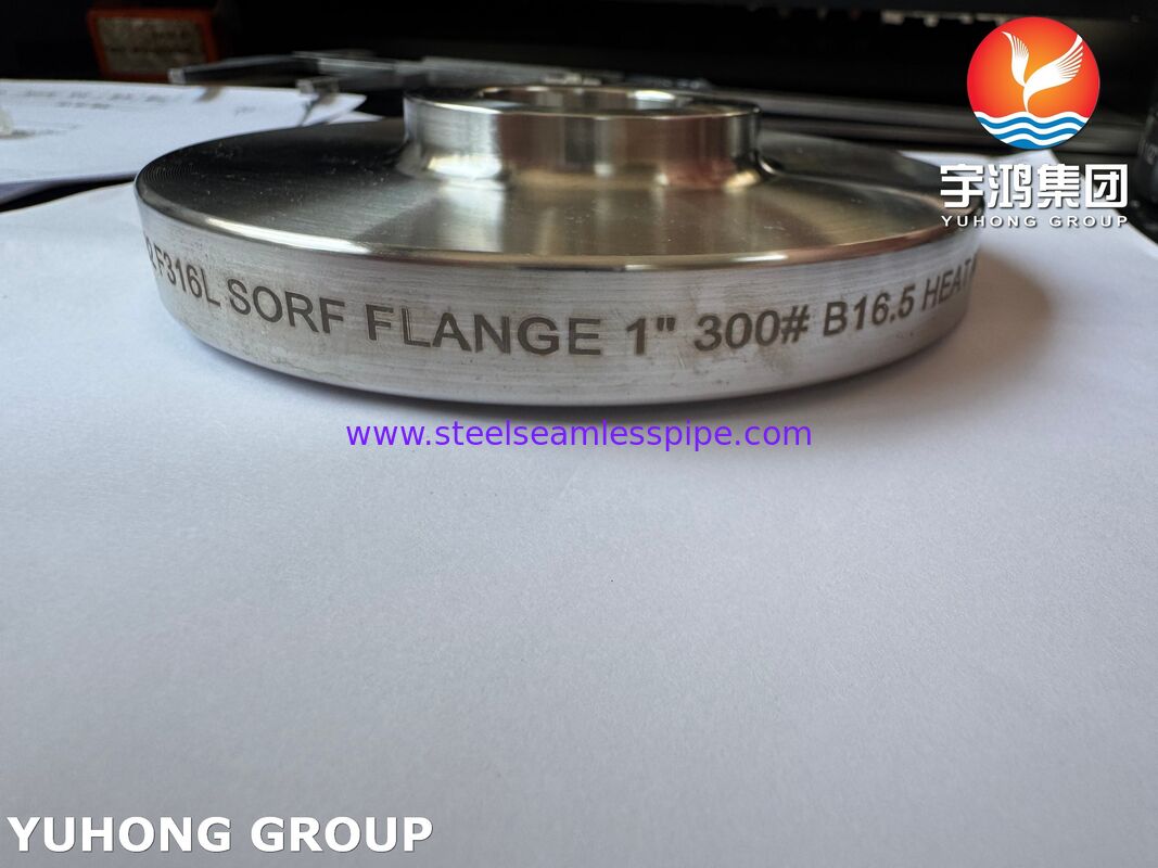 ASTM A182 F316L স্টেইনলেস স্টীল ফ্ল্যাঞ্জ কম কার্বন ক্ষয় প্রতিরোধী রাসায়নিক সামুদ্রিক জন্য