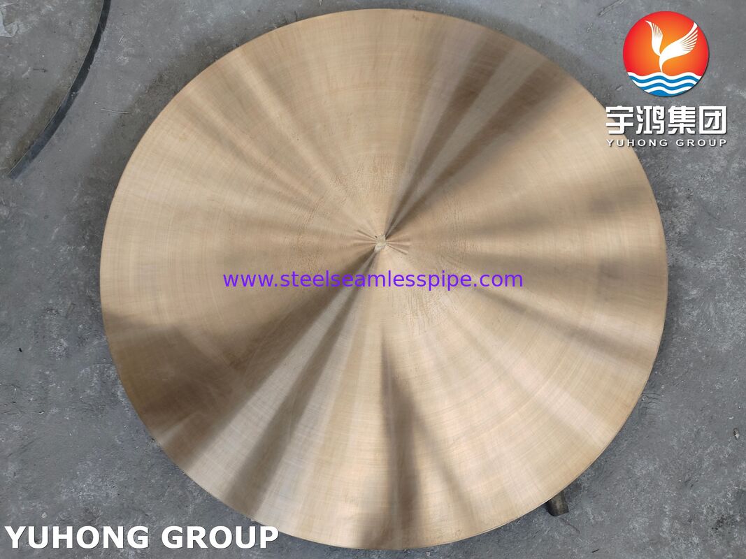 ASME SB171 UNS C46400 নৌবাহিনীর ব্রাস প্লেট কাঠামোগত ফাঁকা বৃত্ত তামা খাদ কাঠামো ডিস্ক
