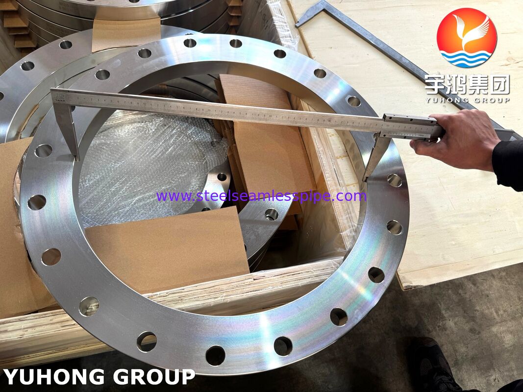 EN 1092-1 F316L স্টেইনলেস স্টিল ফ্ল্যাট ফেস FF ফ্ল্যাঞ্জ PN16 পাইপিংয়ের জন্য
