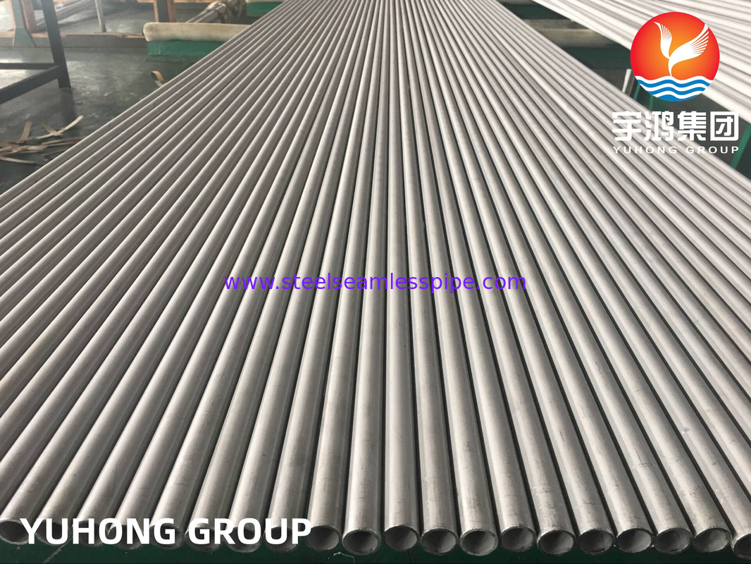 ASTM A213 স্টেইনলেস স্টীল বিজোড় টিউব TP321 আচারযুক্ত এবং অ্যানিলেড প্লেইন এন্ড NDT অনুমোদিত