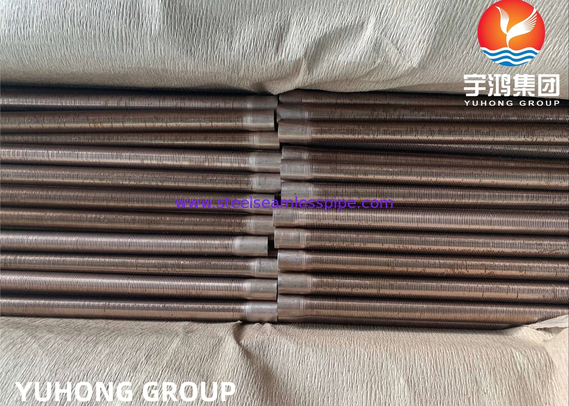 ASTM B111 CuNi 90/10 C70600 তেল শীতল জন্য Extruded টাইপ তাপ এক্সচেঞ্জার নিম্ন ফিন টিউব
