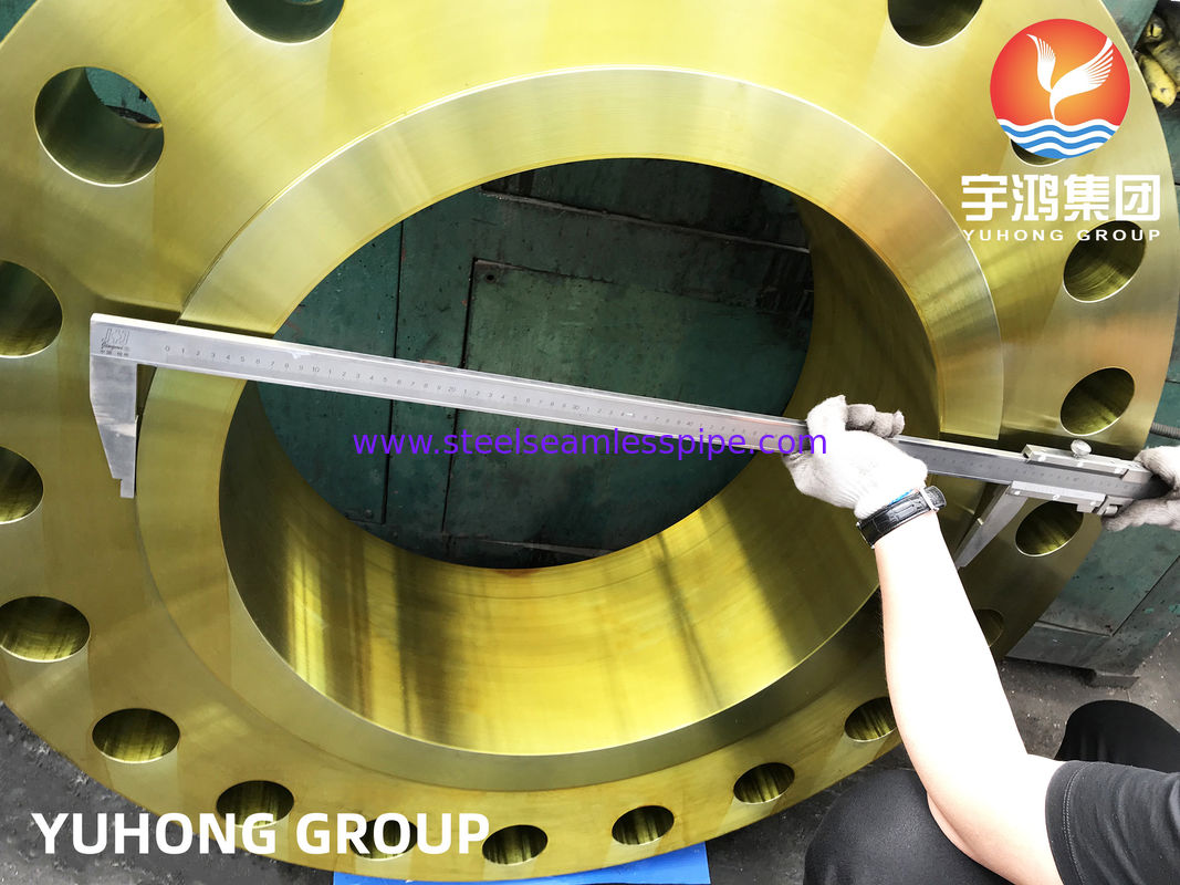 A694 F52 ওয়েল্ড-নেক ফ্ল্যাঞ্জ মরিচা প্রতিরোধক সহ, কার্বন এবং অ্যালয় স্টিল B16.47 ফোরজিংস, হাইড্রোজেন সালফাইডের প্রতিরোধী